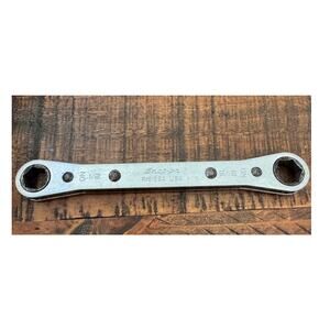 Vintage Snap-On Tools Ratcheting Box Wrench 12pt 1/2-9/16 R1618SA USA